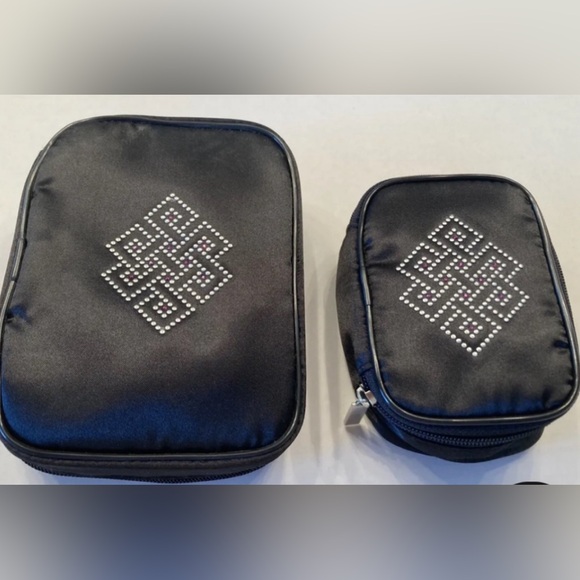 Swarovski Handbags - SWAROVSKI CRYSTAL Travel Purses, cosmetics, jewelry, | NIB | Rare